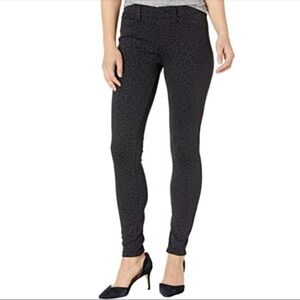 Liverpool NWT Madonna Black Charcoal Cheetah Print Leggings 0/25